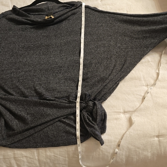 We The Free Charcoal Off-Shoulder Sweater - Picture 10 of 14